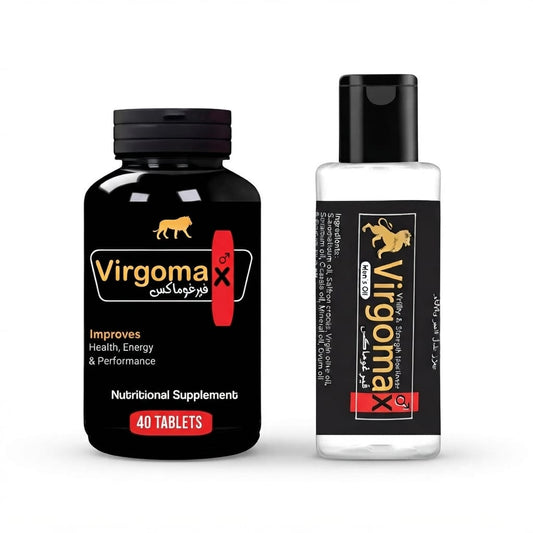 Premium Discount-VIRGOMAX TABLETS+OIL